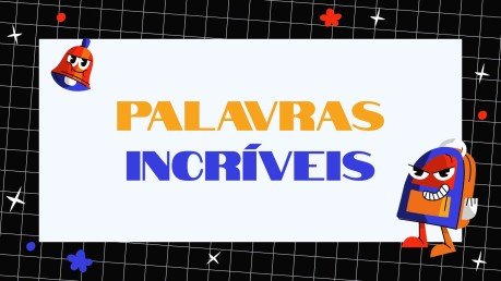 Modelo de apresentação Vocabulário em português brasileiro para crianças
