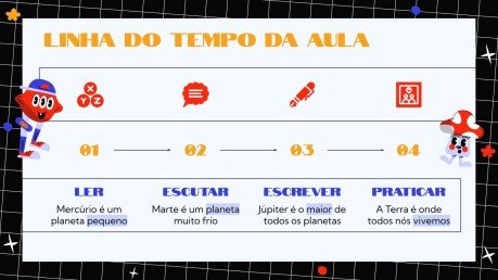 Modelo de apresentação Vocabulário em português brasileiro para crianças